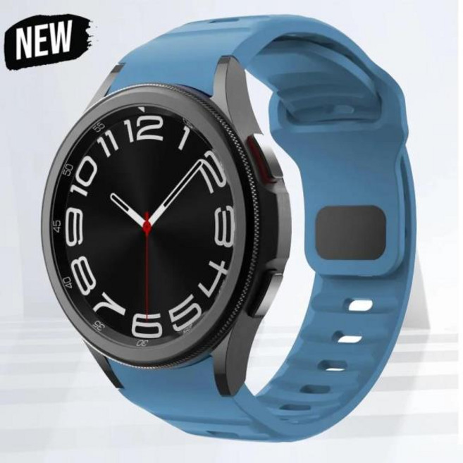 삼성 갤럭시 워치 6 클래식용 실리콘 스트랩 시계줄 5 프로 44mm 밴드, CHINA, Blue, 08 Blue, 09 galaxy watch 5 44mm, 01 CHINA