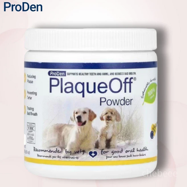 프로덴 반려동물 강아지 고양이 치석 제거 플라그 오프 분말 파우더 180g 잇몸 치아 - 쿠팡