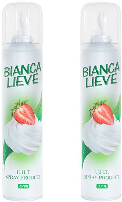 비안카리에베 스프레이 휘핑크림 500g 2개세트, 2개