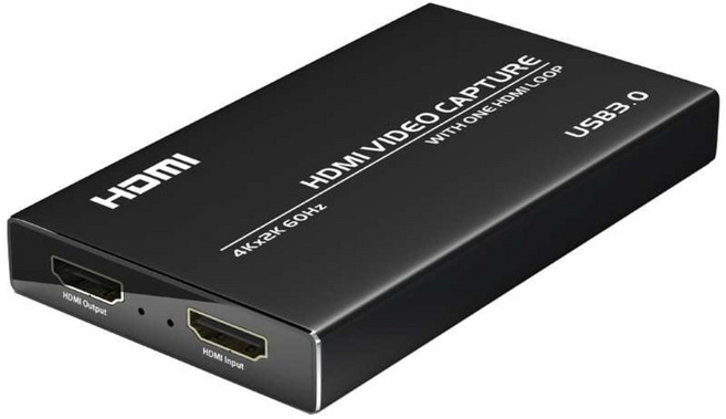 HDMI 영상 비디오 방송 장비 4K 캡쳐 보드 카드 60프레임, 기본