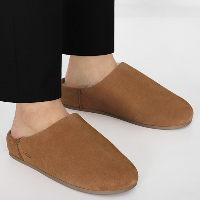 어그 UGG 25FW 여성 엘레아 퍼 뮬 슬립온