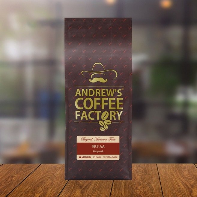 갓볶은 원두커피 케냐 AA 200g 로스팅 홀빈 분쇄, 콜드브루, 1개