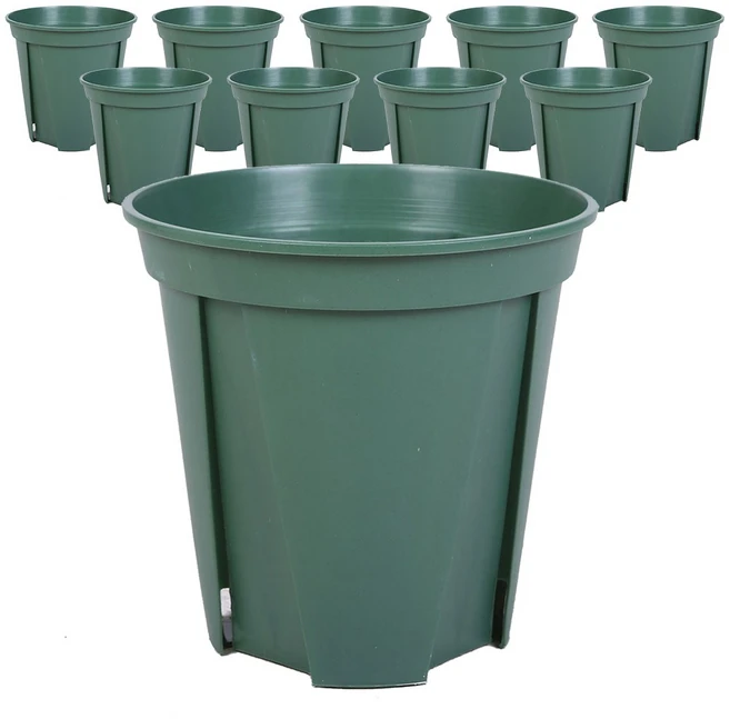 파파가든 슬릿화분(묶음) 뿌리건강 화분, 그린, 10개 - 쿠팡