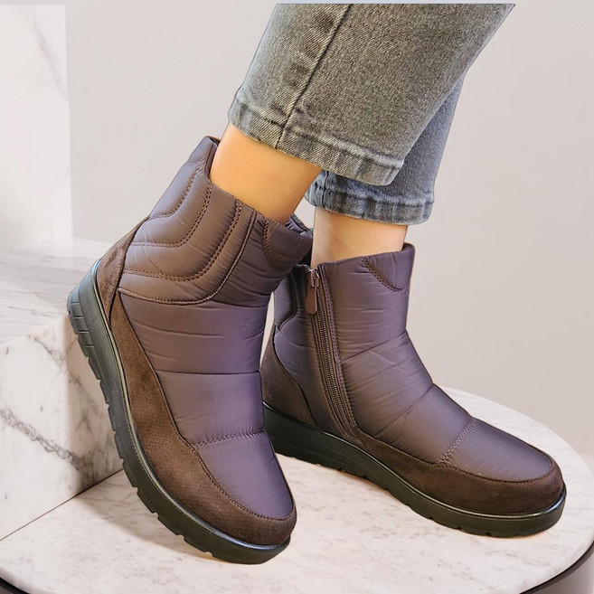 우아소 패딩 부츠 여성 겨울 털 방한화 8512