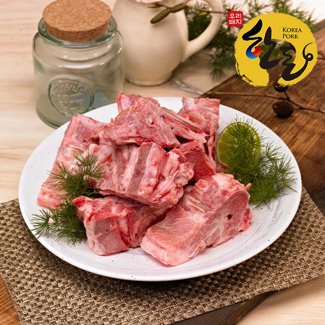 국내산 한돈 돼지 등뼈 5kg 감자탕/뼈해장국/등뼈찜/김치찜용, 1개