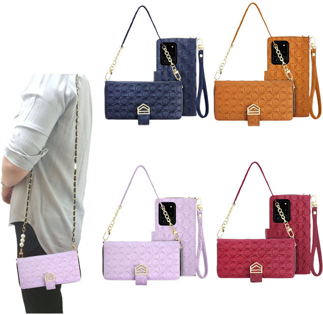 갤럭시 A17 LTE SM-A175N 스트랩 3가지 크로스백 어깨끈 체인 손목 지퍼 카드 지갑 다이어리 동전 지폐 가죽 포켓 자석 잠금 목걸이 핸드폰 케이스 호차hee