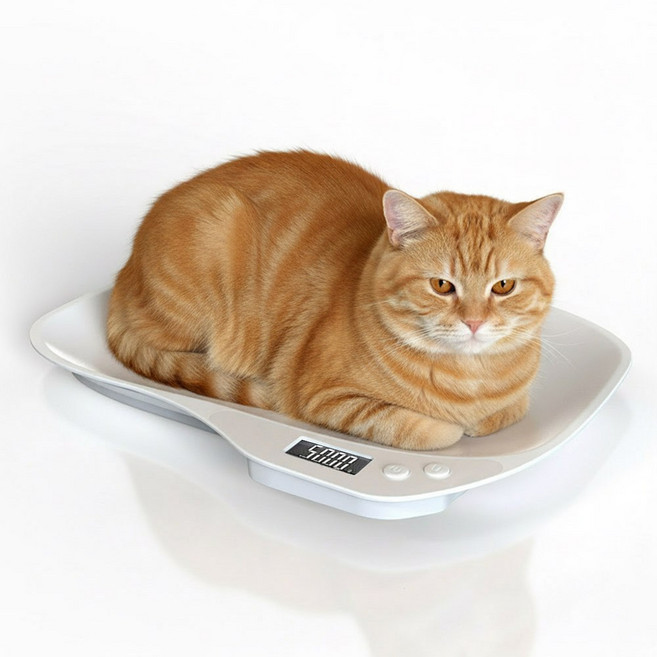 MAX 15kg 미스터댕댕 강아지 고양이 체중계, 1개