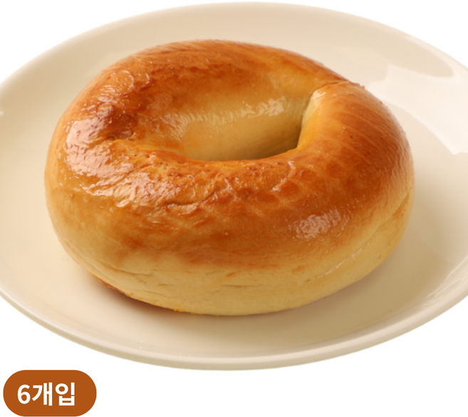 뉴욕 베이글 플레인 276kcal 담백한 저칼로리 무지방 다이어트 비건, 6개, 113g