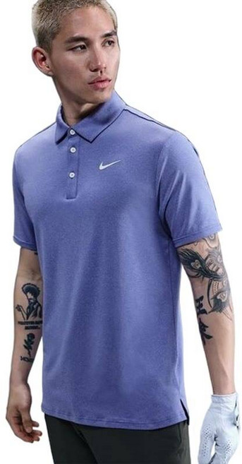 나이키 골프 FZ7474-490 투어 남성 드라이 핏 헤더 카라 폴로 No.1744770