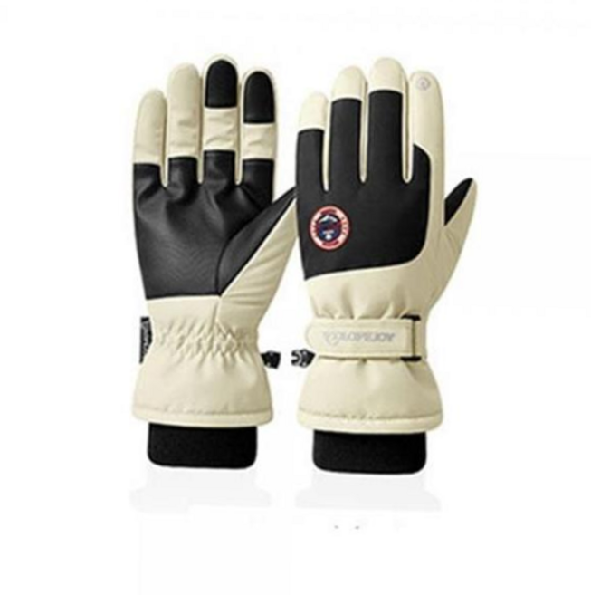 보드장갑 이중방수 방풍 방한 터치 스키장갑, SK28 화이트XL