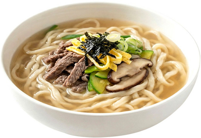 누들정 생칼국수 밀키트 2인분 (양지육수), 3개, 400g