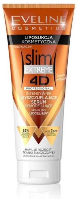 Eveline Cosmetics 슬림 익스트림 4D 프로페셔널 인텐시브 슬리밍 세럼 리모델링 250ml, 1개 - 쿠팡