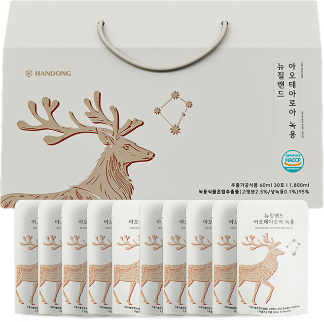 한동녹용연구소 뉴질랜드 아오테아로아 녹용진액, 30개, 60ml