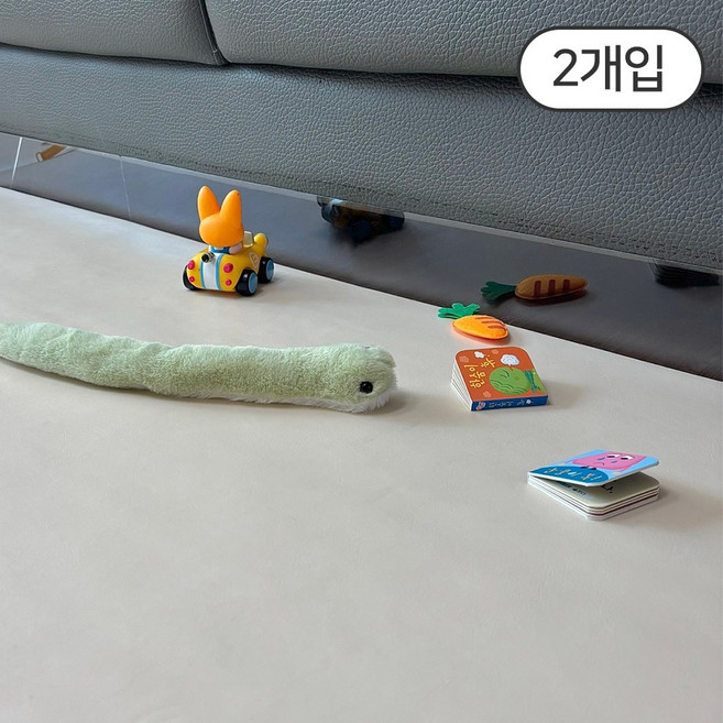 니즈팩 쇼파밑 틈새막이 100cm x 5cm 15cm, 2개, 투명