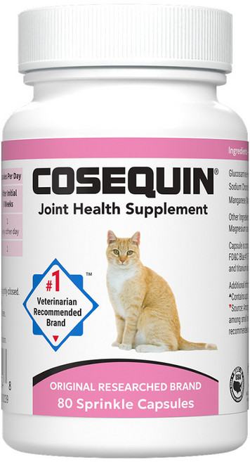 Nutramax 코세퀸 고양이 관절영양 80ct, 1개