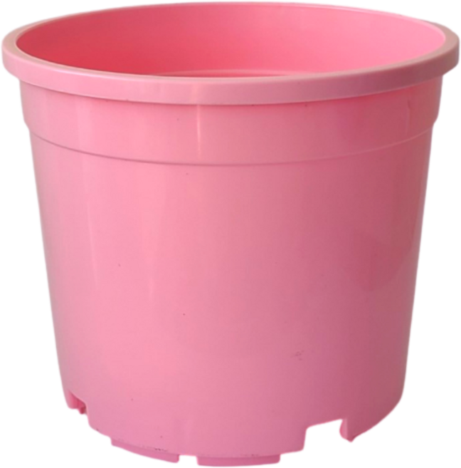 컬러포트 플라스틱 pp 화분 7색, 분홍