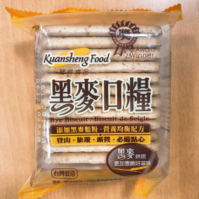 冠昇 黑麥口糧, 1個