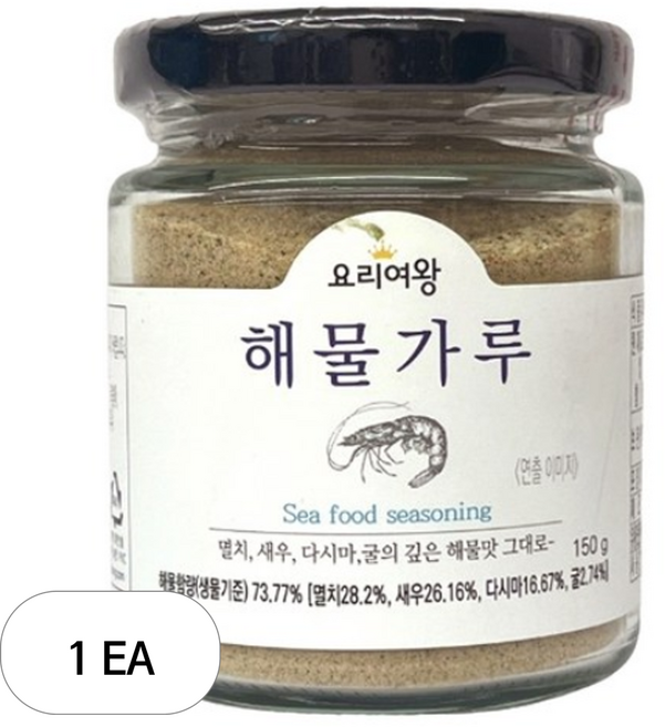 요리여왕 해물가루, 150g, 1개