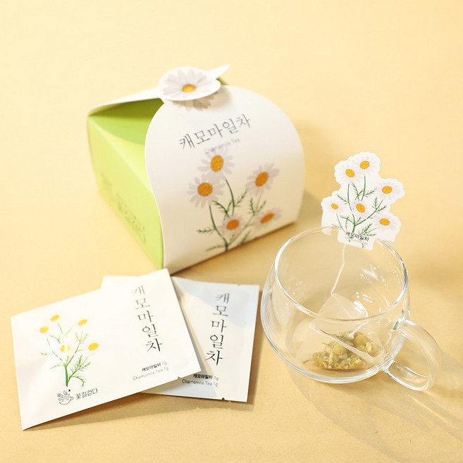 꽃길걷다 굿즈 티백 캐모마일차, 10개, 1박스