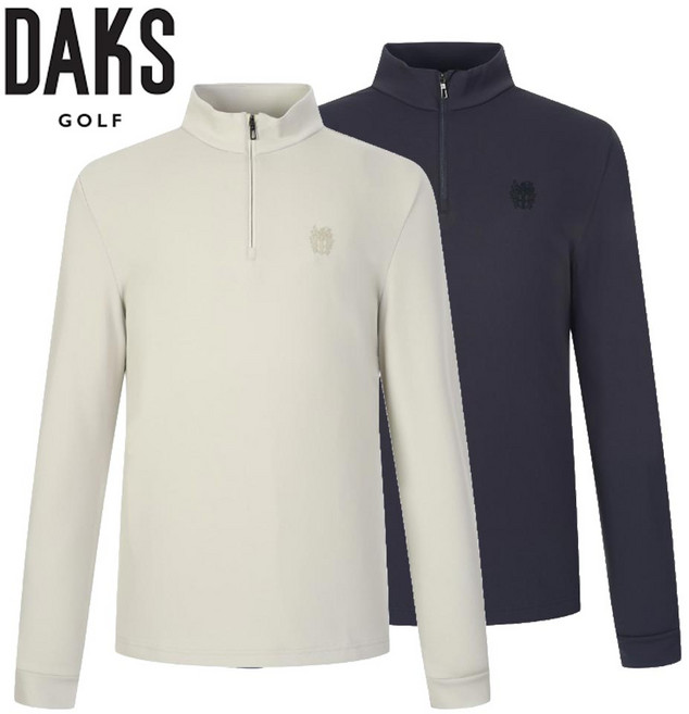 [매장발송] 닥스골프 남성용 긴팔티 반집업 캠핑 트레킹 등산 간절기 골프 티셔츠