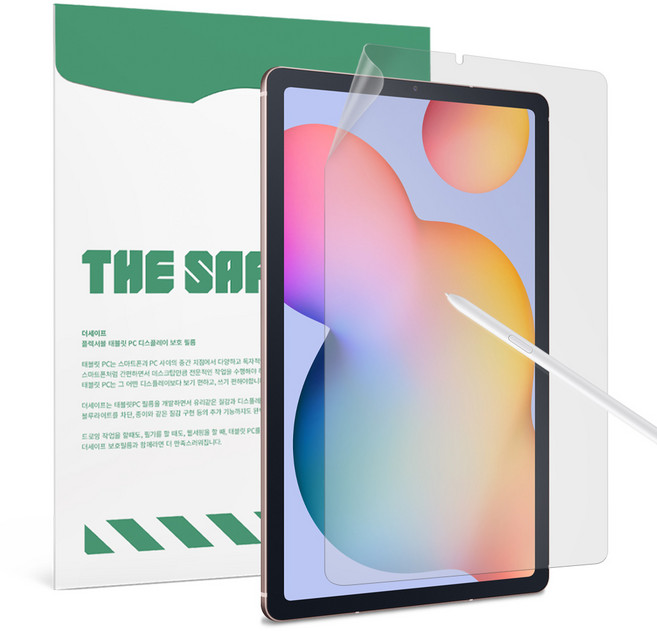더세이프 갤럭시 탭 S6 라이트 10.4 항균 지문방지 블루라이트차단 보호필름, 저반사 지문방지, 2개