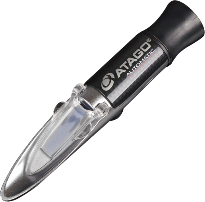 MASTER-53T 자동 보정식 당도계 Refracto 당도 측정기 brix meter 과일 식품 두유 절삭유 기계오일 농도 수지굴절계 ATAGO 아타고, 1개