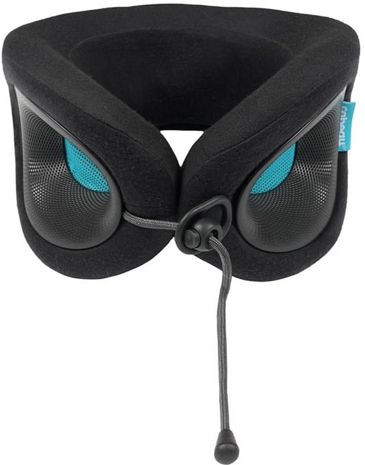 장거리 비행을 위한 카보 여행용 베개 - 에볼루션 X 메모리 폼 넥 지지대 비행기 기차 자동차를 이동 중 편안함(청록색), Turquoise