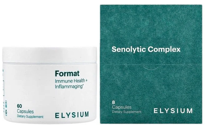 Elysium 포맷 면역 건강 + 염증 및 세놀리틱 복합체 캡슐 68정 EHI-53713, 1개 - 쿠팡