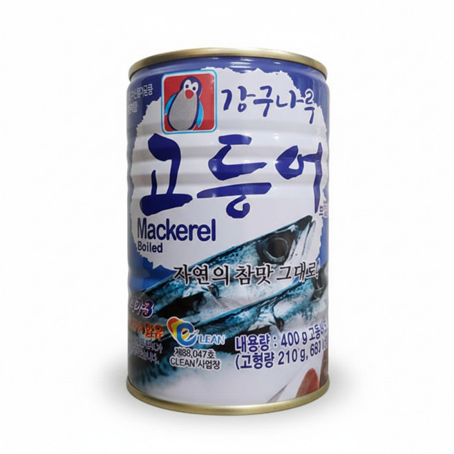 펭귄HC 고등어 통조림 400g x 12캔 / 고등어캔 반찬, 12개