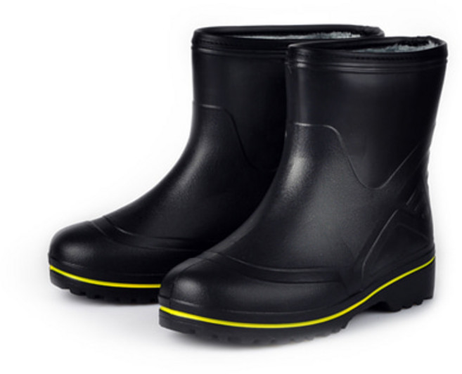 보생 남성용 EVA 신조이 방한 갯벌 낚시 반장화, 흑색, 260