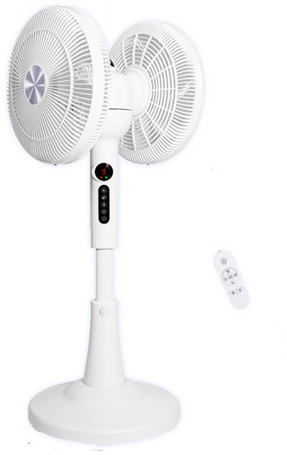 12형 양방향 선풍기/12인치 360도 BLDC리모컨 야간램프 더블헤드 선풍기/크루거 BLDC 스타라이트 듀얼헤드 선풍기/KRDF-6612DC