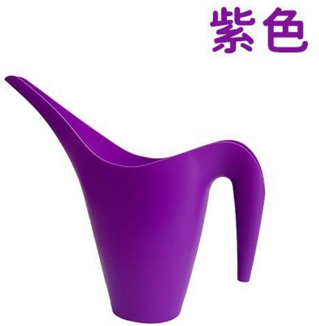 長嘴式園藝灑水壺 350ml 1000ml PP材質 舒適手柄 尖嘴設計, 1個, 350ml紫色