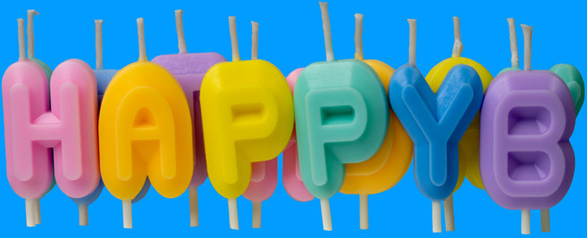 레인보우 알파벳 알록달록 파스텔톤 해피버스데이 생일초 볼드체 알파벳 13개, 10g