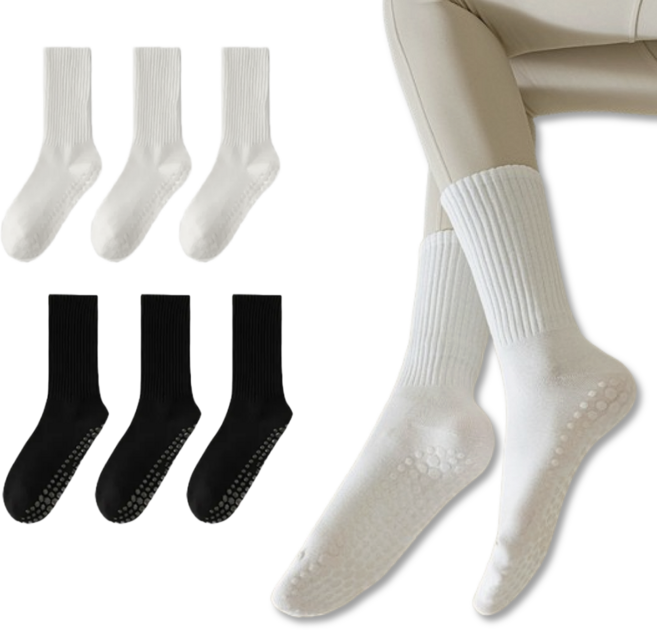 슬로에잇 베이직 논슬립 요가 필라테스 양말 6종