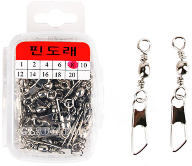덕용 핀도래 쭈꾸미낚시 오징어낚시 핀도래덕용 양많은 핀도래 민물소품 바다소품 낚시채비소품, 1개