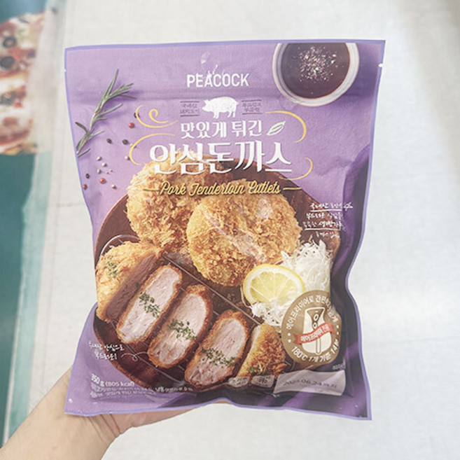 피코크 맛있게 튀긴 안심 돈까스, 1개, 350g