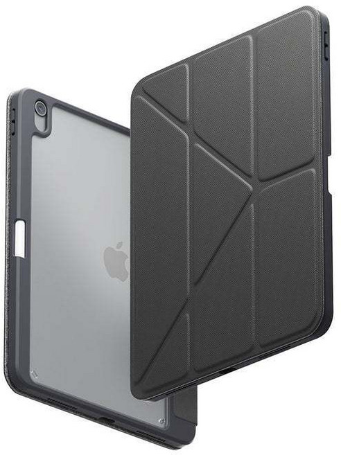 UNIQ Moven 磁吸帶筆槽透明保護套 適用 iPad Air 6 10.9吋, 1個, Air 13吋 2024- 灰色