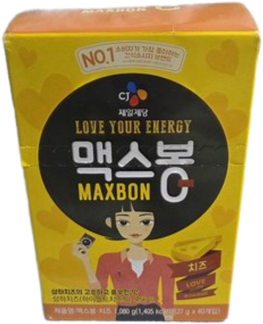 맥스봉 치즈, 27g, 40개