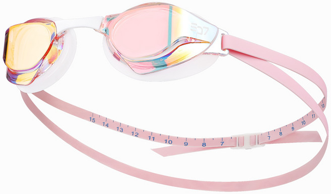 SD7 하이드로뷰 고급 트레이닝 수경 SGL-216, 클리어 + 라이트핑크, 1개