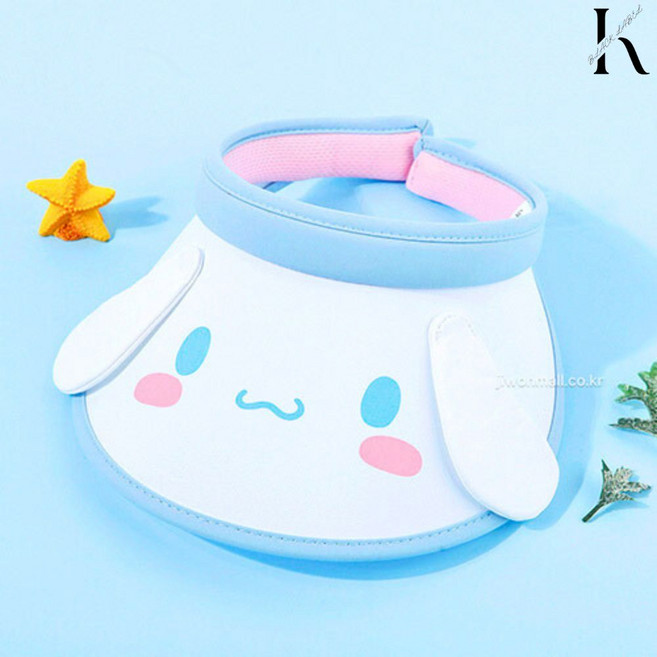 산리오 입체페이스 핀캡 썬캡 아동 시나모롤 쿠로미 마이멜로디 폼폼푸린 포차코 헬로키티