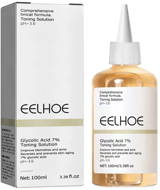 EELHOE 글리콜 산7%토너 여드름 제거 여드름 감소 여드름-여드름 마크 보습 피부 토너, 1개 - 쿠팡