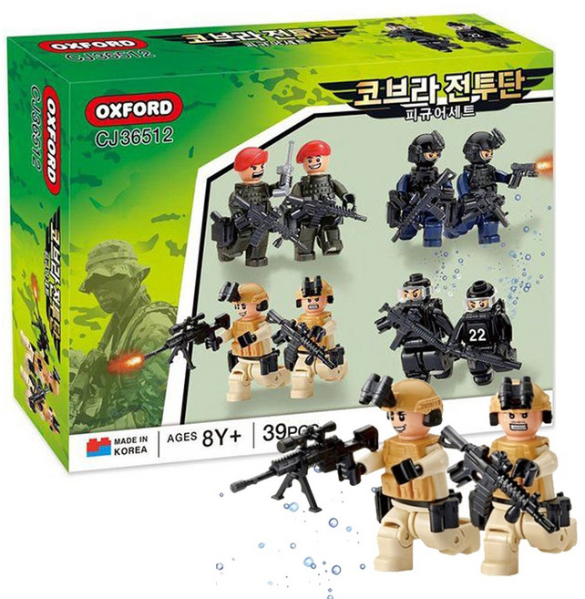 CJ36512 옥스포드 코브라전투단시리즈 피규어세트, 1개