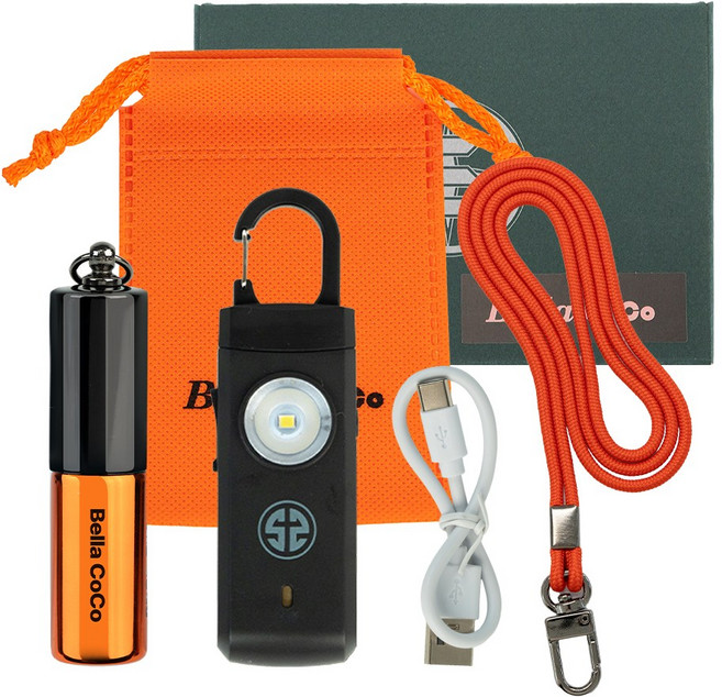 벨라코코 휴대용 호신용품 풀세트 2026년 업그레이드형, 1세트