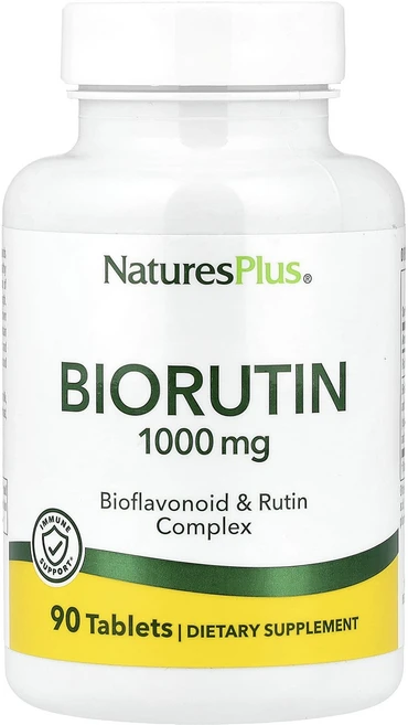 NaturesPlus 바이오루틴 1000 mg 90 태블릿, 1개, 90정 - 쿠팡