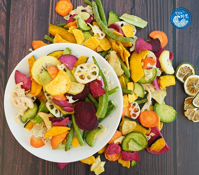 동결건조 야채칩 야채 과일 믹스칩 11가지 웰빙간식 주전부리 간식칩, 1개