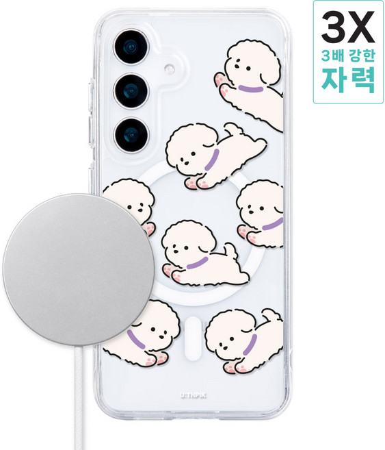 갤럭시A16 A165 전용 강력한 맥세이프 디자인 투명케이스