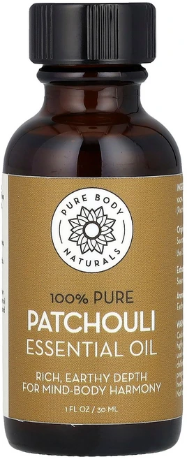 Pure Body Naturals 순도 100% 에센셜 오일 파촐리 30ml(1fl oz) Naturals (퓨어 바디 내추럴스) - 쿠팡