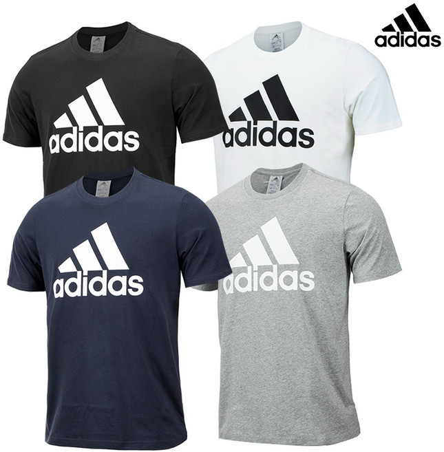 아디다스 BL SJ 빅로고 싱글 저지 반팔 티셔츠