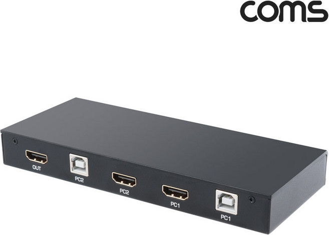 2포트 USB HDMI KVM 스위치 4K PC 2대 연결 VK363, 상세페이지 참조, 1개