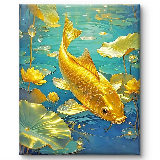 서은이네 캔버스형 보석십자수 DIY 키트 비즈 십자수 액자형 40x50cm, MA07, 1세트